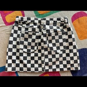 Checkered Skirt